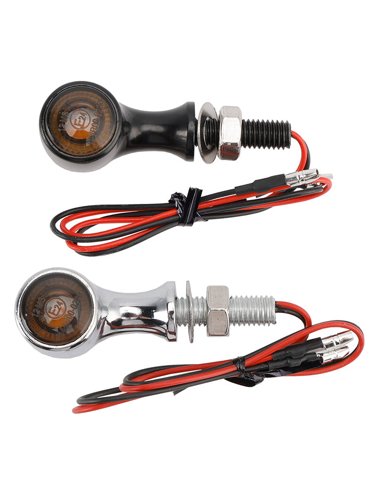 12V LED Blinker Anzeige Licht 8mm Universal Motorrad Für Suzuki