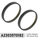 2x Magneettinen ABS-anturin rengas takana Mercedes Benz C204:lle W204 S204 A2303570182