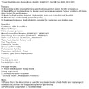 Front sete plate roterende knapphåndtak 5G4881671 for VW for Audi 2013-2017