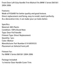 Türgriffleiste vorne links für BMW 5er E60 E61 (2004–2006) in Walnussholz