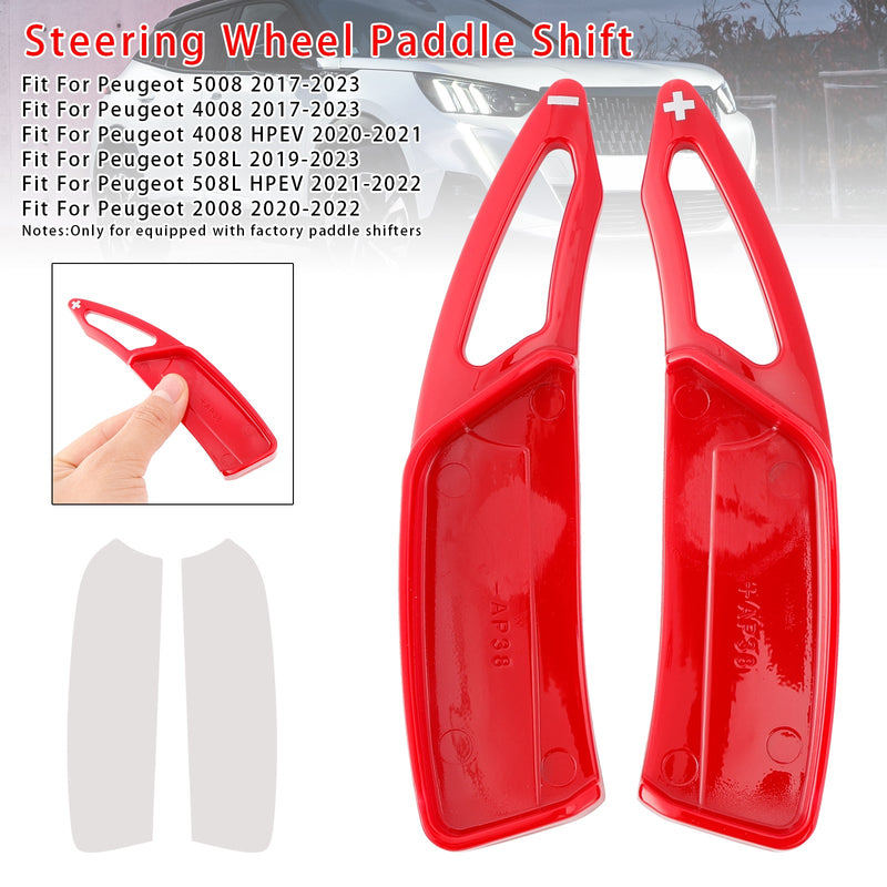Steering Wheel Paddle Shifter Extension Fit For Peugeot 2017-2023