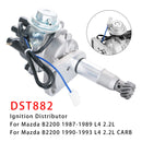 Tenningsfordeler med hette og rotor DST882 for Mazda B2200 1987-1993
