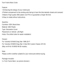 1997-2003 Yamaha XVS650 Drag Star V-Star 650 Custom Classic Yamaha XVS400 Drag Star Gaffelramme halsdeksel