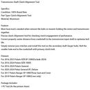 Vaihde -akselin kytkentätyökalu Polaris RZR General Ranger 2016+: lle