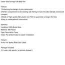 2021-2024 Aprilia RSV4 Untere Seitenverkleidungen Volle Bauchwannenplattenabdeckung