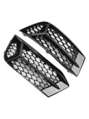 2017-2020 Audi A3 foran støtfanger Grill Tåkelys Deksel Lampe Ramme Trim Fit