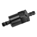 Svart inline EFI drivstoffsystemfilteradapter 3/8""-slange med 30-mikron filterelement