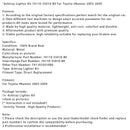 2003-2009 Toyota 4Runner Aschenbecher-Anzünder-Kit 74110-35010-B0 7411035010B0