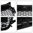 Glans sort front bikakestøtfangergrill for Audi A1 S1 2010-2014