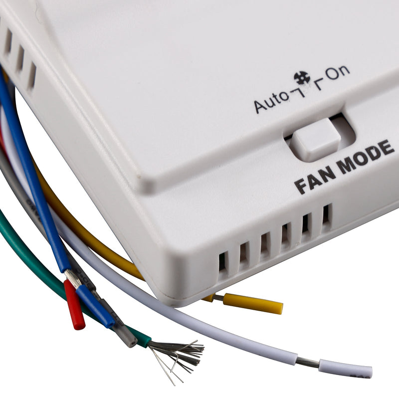 Ersättning Digital termostat för uppvärmning/kylning, kompatibel med Coleman 83303362, vit