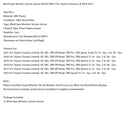 2016-2021 Toyota Tacoma Totwinkel-Assistent hinten Sensor 88162-04015