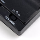 Ersättning Digital termostat för uppvärmning/kylning, kompatibel med Coleman 83303362, svart