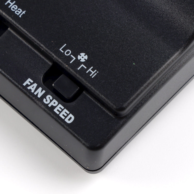 Ersättning Digital termostat för uppvärmning/kylning, kompatibel med Coleman 83303362, svart