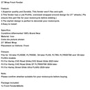 Harley Street Glide Ultra FLHXU 21"" Wrap Front Fender Iron (ab 2025)