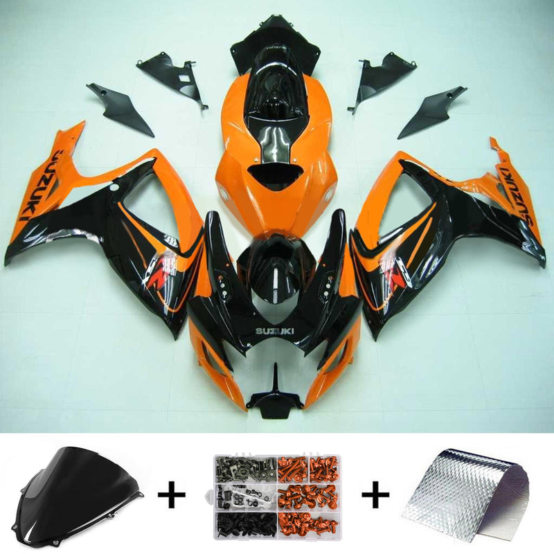 2006-2007 K6 Suzuki GSXR 600/750 injeksjonskinnesett karosseri plast