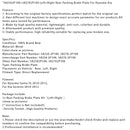 582502P100+582702P100 Linke+Rechte hintere Feststellbremsplatte für Hyundai Kia