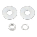 4 Custom SKULL Nummernschild Schraube Silber Kunststoff Motorrad Chopper Bobber