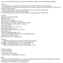 2008-2013 BMW 128i E82 E88 Hintere Antriebswelle Propellerwelle Montage 26107567941