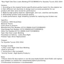 2022–2024 Hyundai Tucson, untere Türleiste hinten rechts, Teilenummer 87732CW000CA