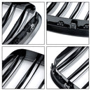 2009-2017 BMW 5-sarja GT F07 kiiltävä musta etumunuaissäleikkö 51137200169 51137200170