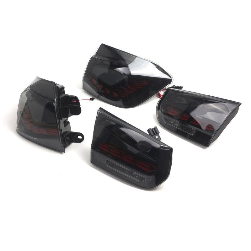 L&amp;R Geräucherte LED Rückleuchten Hinten Lampe Montage Für BMW 3 F30 F80 M3 2013-2018
