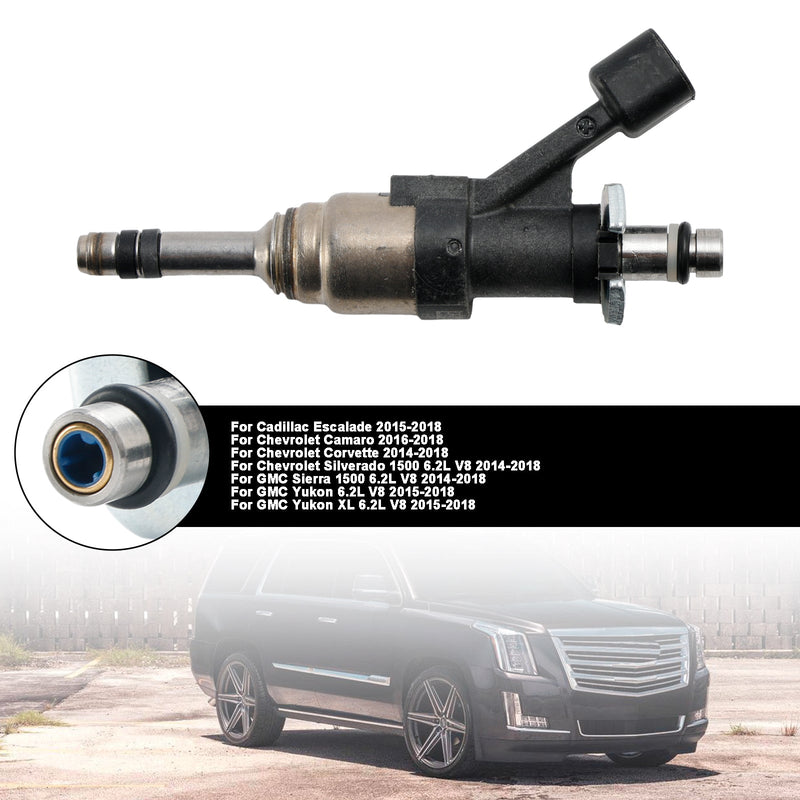 1 STK drivstoffinjektor 12668393 Passer Cadillac Escalade 2015-2018 Passer Camaro 16-18