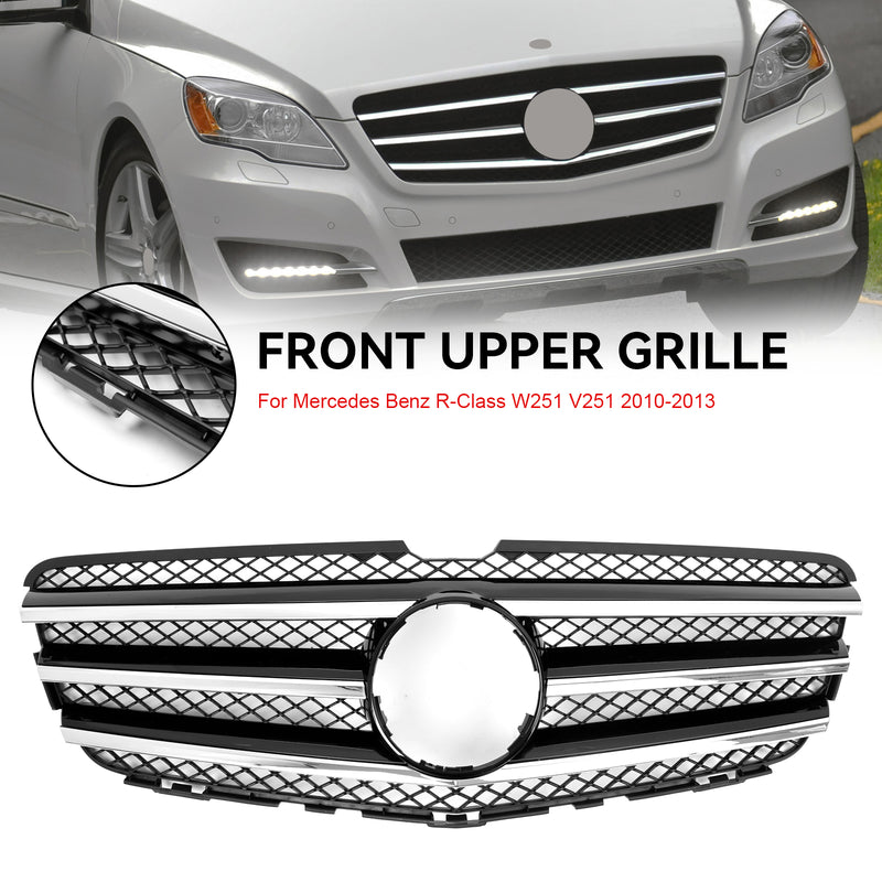 Czarny grill chłodnicy Grilll A2518801583 Dla Mercedes-Benz Klasy R W251 2010-2013