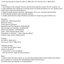 Wrinkle Spring Spiral Cable för VW CC 2009-2012 för Passat 2.0L/T 2006-2010