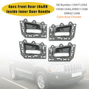 4 Stück Türgriffe innen, verchromt, vorne und hinten, für Jeep Grand Cherokee 2005-2011