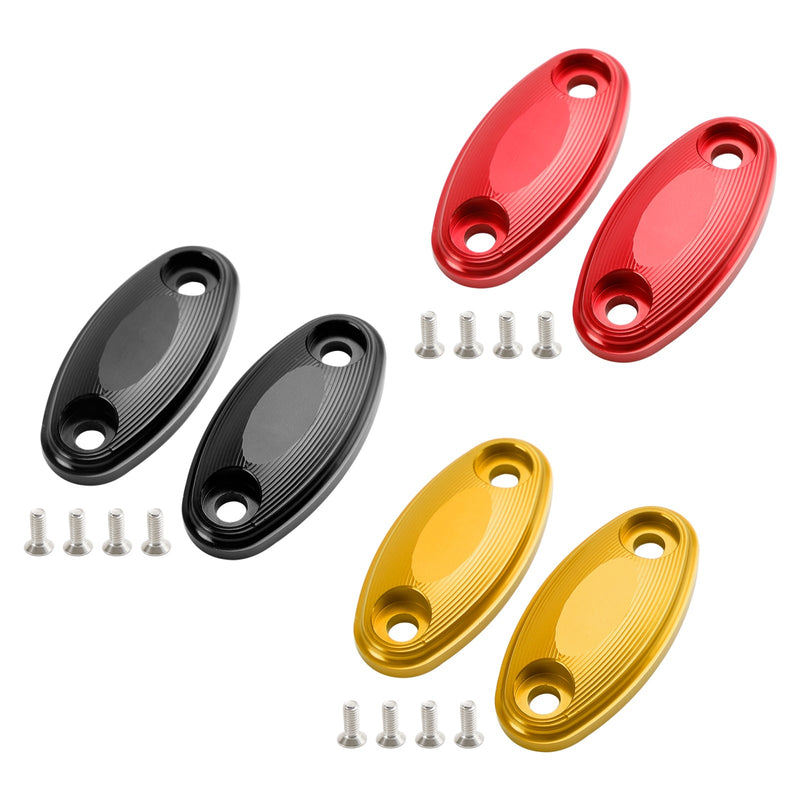 TAPAS DE AGUJEROS DE PLACAS DE BLOQUEO DE ESPEJOS DE ALUMINIO PARA HONDA CBR 650 FR 2014-2019