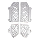 2022–2025 Honda Adv350 Oberer/Unterer Schutzbügel-Kit Motorschutzrahmen Sturzbügel Silber