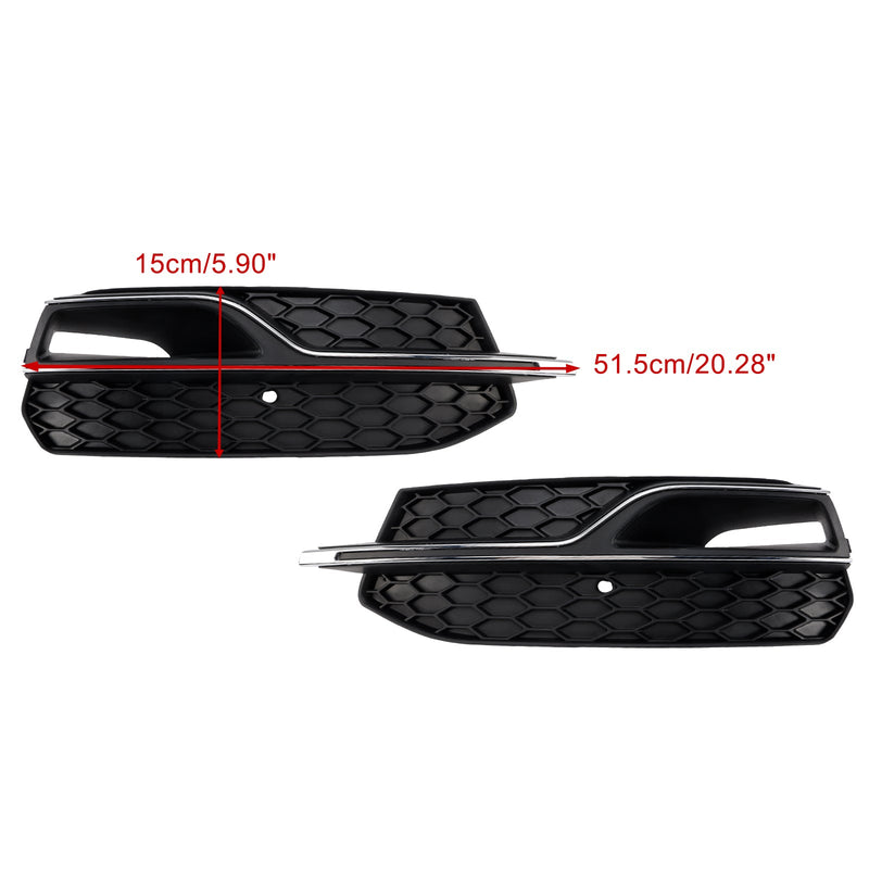 2013-2016 AUDI A3 S3 S-Line Front Lower Fog Light Cover Grill Grille