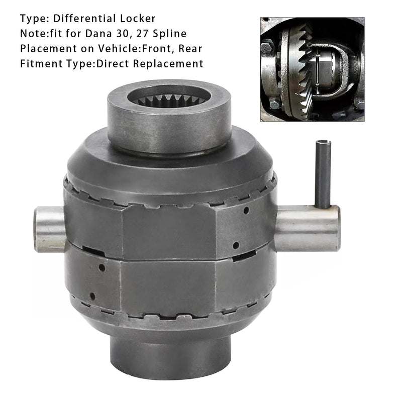 1971–1973 Jeep Wagoneer vhodný pro Dana 30, 27 SPLINE Front Diferencial Loose Sld3027