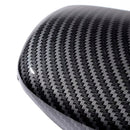 2Pcs Real Carbon Fiber Side Mirror Cover Für BMW E60 2004-2007