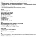 Dynamische LED-Signalleuchte für den rechten Außenspiegel für Range Rover Sport