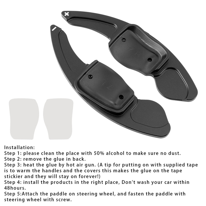 Lenkrad-Schaltwippen-Erweiterung für SEAT VW Scirocco