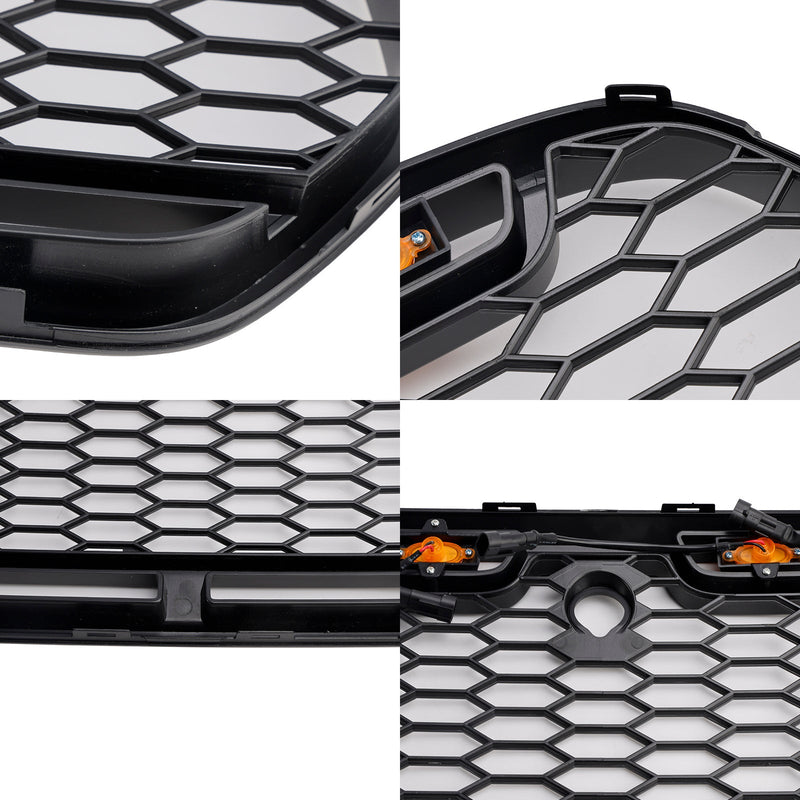 2015–2018 Ford Transit Mk8 Raptor LED-grillillä etulattialla, Matt Black