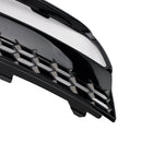 2013–2016 Audi A3 8v Limousine, kiiltävä musta, etusivuvalojen säleikön kannet