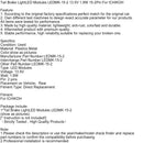 Módulos de LED do freio de luz lacrimal LEDMK-15-2 13,5 v 1,8 W 15-2pin para Ichikoh