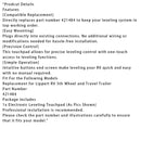 RV Ground Control Auto-Level Touchpad 421484 mit Taste für Lippert 5th Wheel