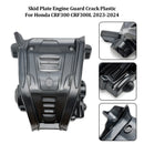 2023-2024 Honda CRF300 CRF300L osłona przeciwnajazdowa osłona silnika pęknięta plastikowa