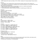 2GRFE Motorölkühlerleitung 15772-31030 + Dichtungen für Toyota Avalon Camry