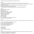 2018-2022 Toyota Camry 3,5L vaihdeventtiilin runko UA80E/F 35413-48020 89090