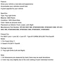 Schwarze Nebelscheinwerfer-Abdeckung in Wabenform für Seat Leon Cupra 5F (2012–2017)