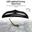 Podświetlany diodami LED panel wentylacyjny owiewki dla Electra Street Glide FLHTCU 2014-2022