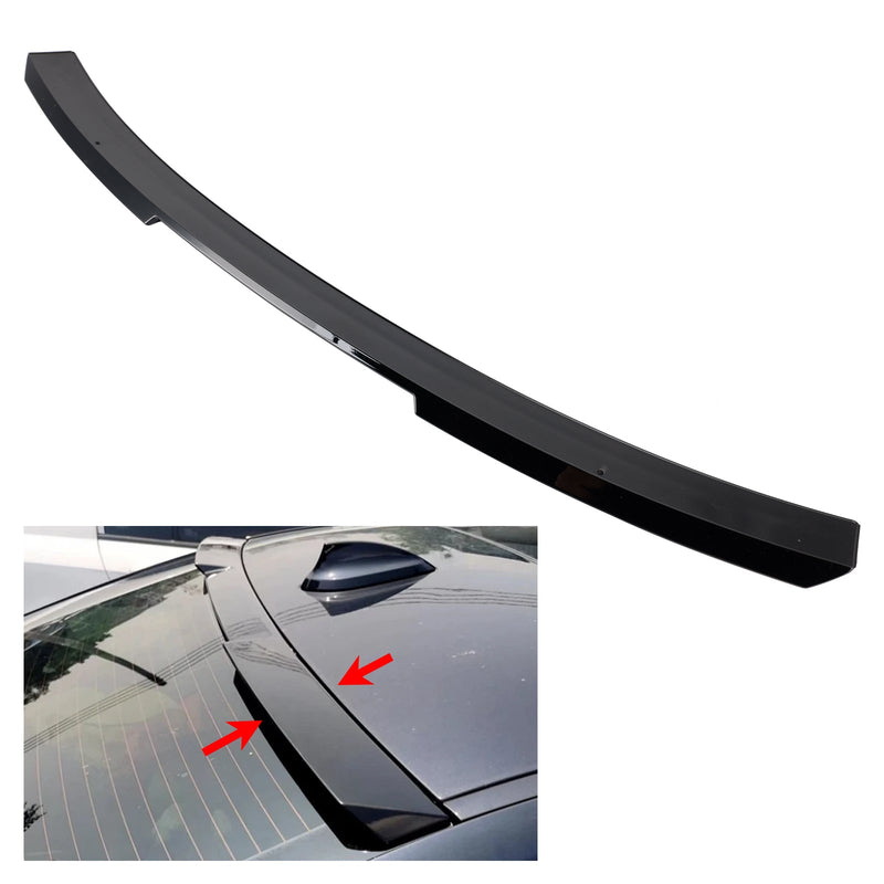 Glanz Schwarz Hinten Dach Spoiler Fenster Flügel Für BMW 3 Serie G20 G80 2018 +