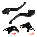 Nyt kort koblings- og bremsegreb, der passer til Suzuki GSXR600 (06-10) og GSXR1000 (05-06), sort