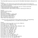 2010-2011 Touran 1,4/1,6/1,8 L 7 FWD Brandneues 0AM-Getriebesteuergerät TCU TCM 0AM927769D DQ200