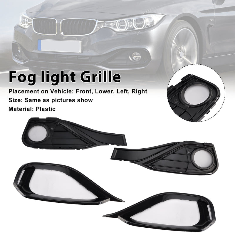 Nebelscheinwerfer Lichtabdeckung Einsatz Grill Grille 51117294831 Fit BMW F32 F33 F36 418D