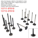 2008-2015  Toyota Scion L4 1.8L DOHC 2ZR-FE 16PCS Exhaust Intake Valve Kit